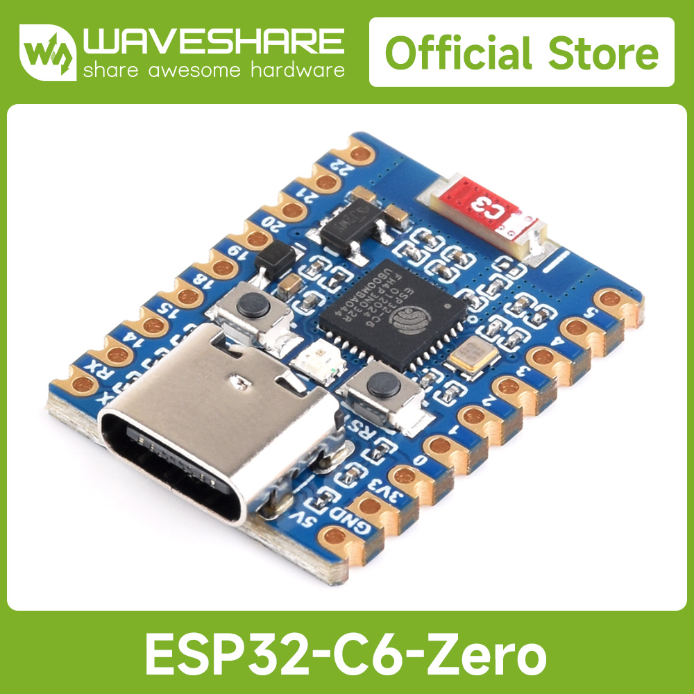 Espressif Esp32 - Waveshare ESP32-C6 Mini Development Board, Dual