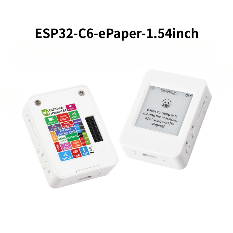 Esp32 C6 - Waveshare ESP32-C6-ePaper 1.54 Inch e-Paper AIoT