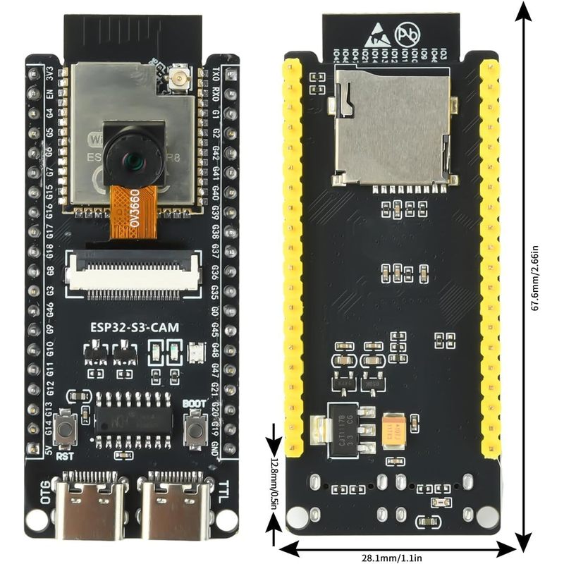 ESP32-S3-CAM Board With OV3660 - Esp32 Wifi Bluetooth Module recension och pris