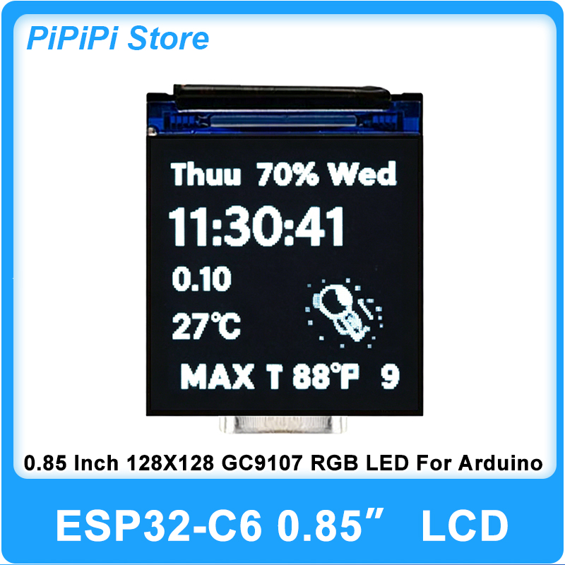 ESP32 C6 0.85 Inch 128X128 IPS - Esp32 Wifi Bluetooth Module recension och pris