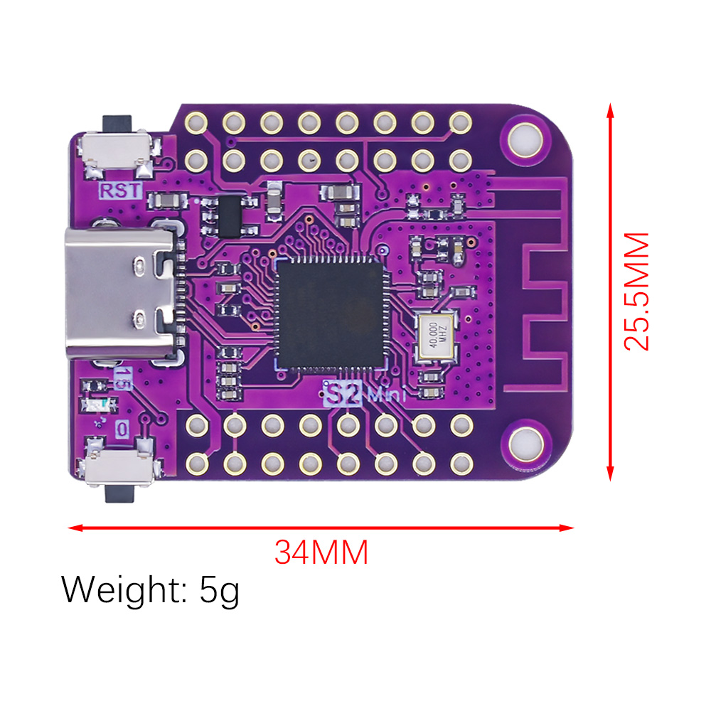 S2 Mini V1.0.0 WIFI IOT Board  - Esp32 S2 recension och pris