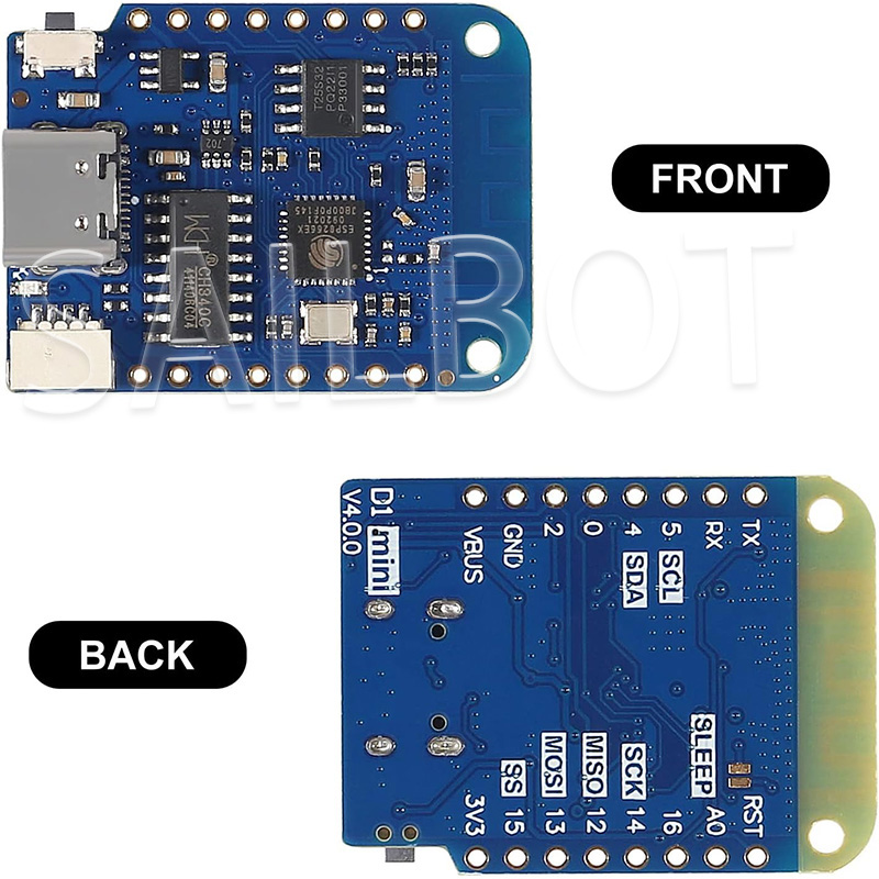1-10PCS WeMos D1 Mini ESP8266  - Esp8266 Nodemcu recension och pris