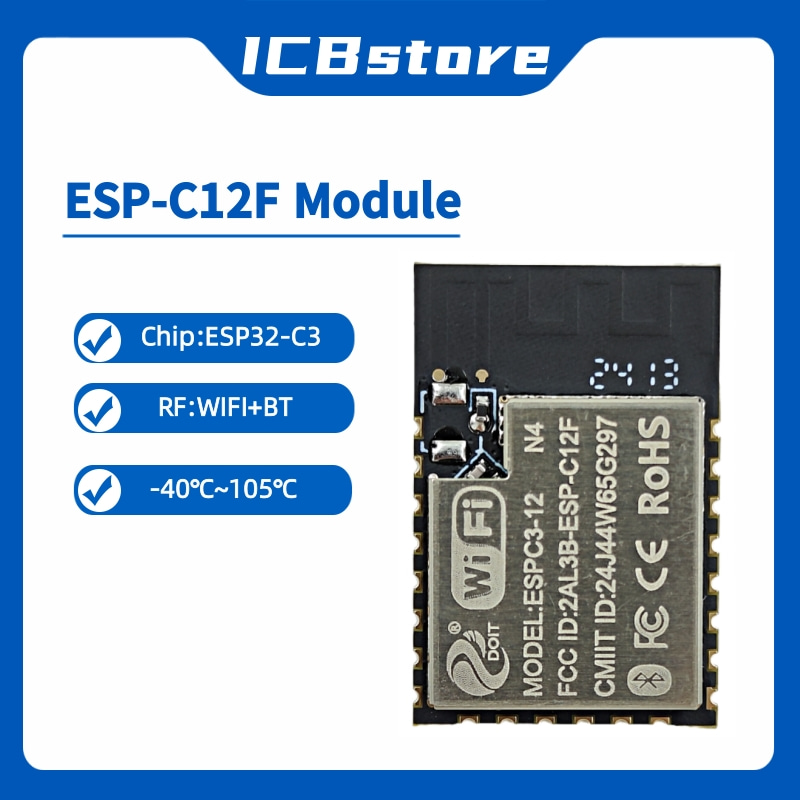 ESP32-C3 Series Module ESP-C12 - Esp32 Wifi Bluetooth Module recension och pris