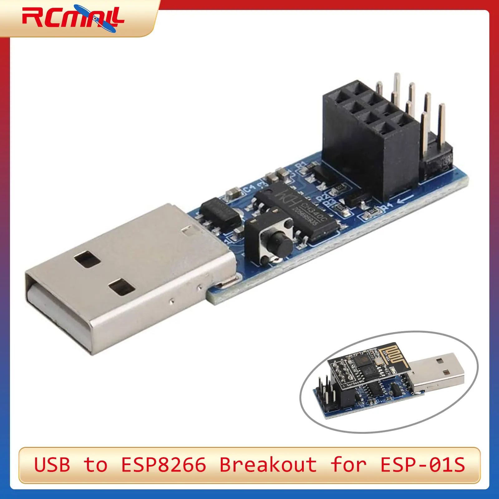 USB to ESP8266 Breakout CH340C - Esp8266 recension och pris