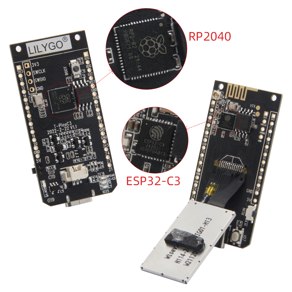 LILYGO® T-PicoC3 PicoPro 1.14- - Esp32 C6 recension och pris