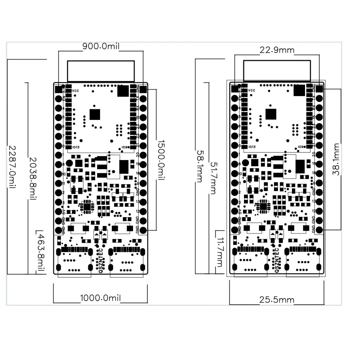 ESP32-C6-DevKitC-1 ESP32-C6 Co - Esp32 S2 recension och pris