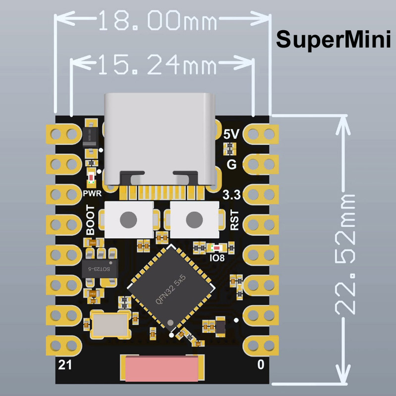For ESP32-S3 Supermini Pro MIN - Esp32 Wifi Bluetooth Module recension och pris