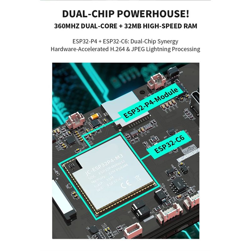 B68C ESP32 P4 Development Boar - Esp32 C6 recension och pris