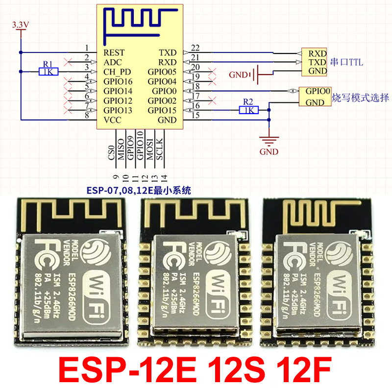 ESP32 ESP-32S ESP-12E ESP-12F  - Esp32 Wifi Bluetooth Module recension och pris