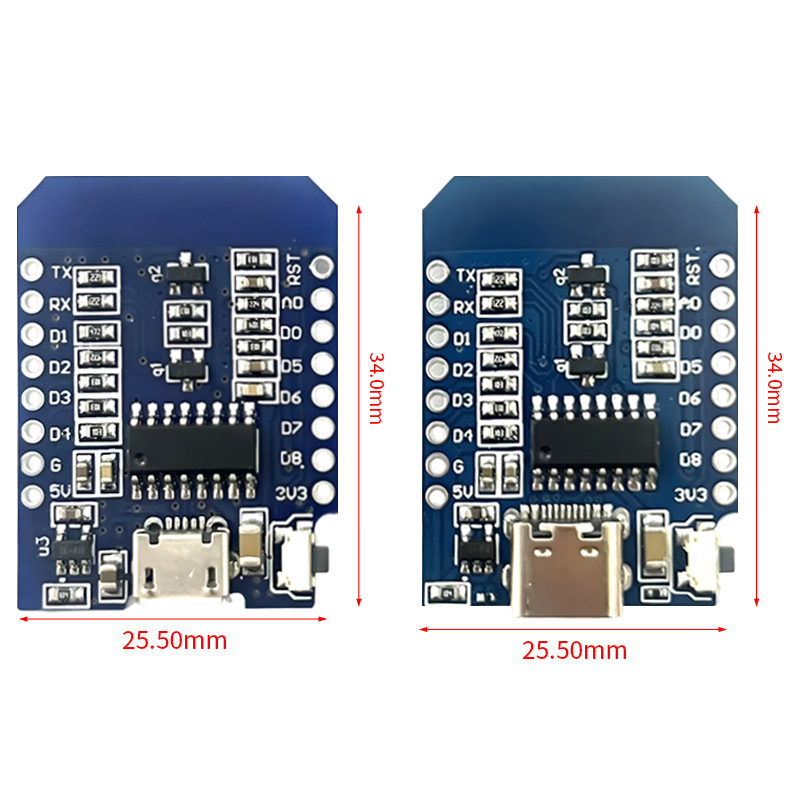 XCW WeMos D1 Mini TYPE-C/Micro - Esp8266 Nodemcu recension och pris