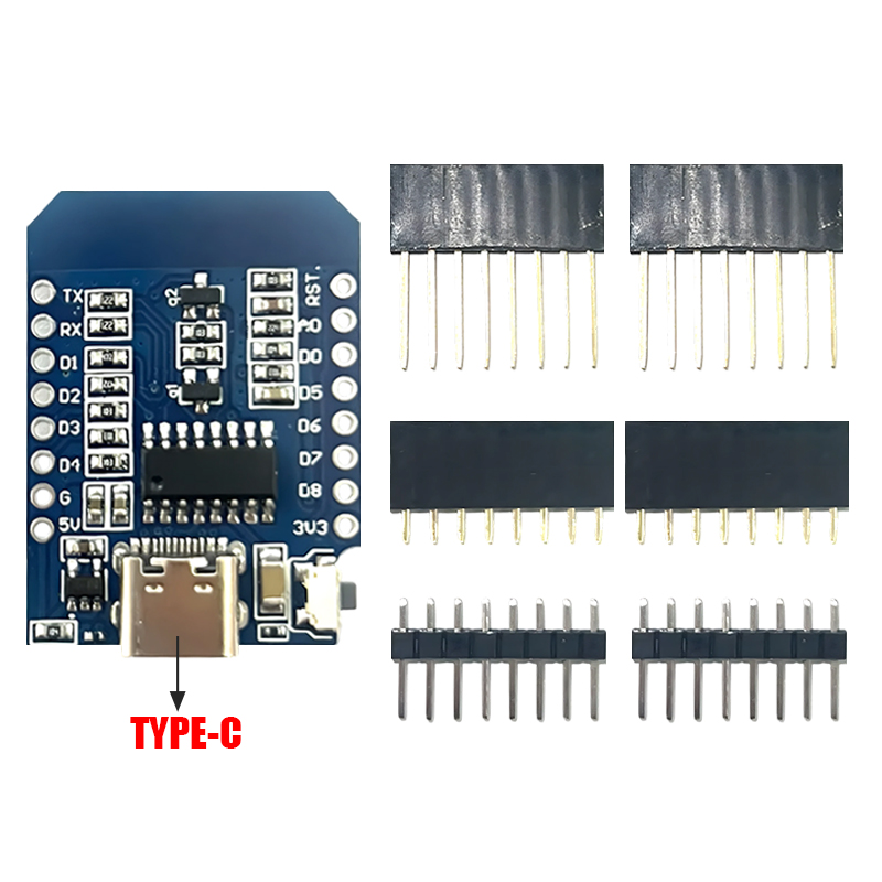 XCW WeMos D1 Mini TYPE-C/Micro - Esp8266 Nodemcu recension och pris