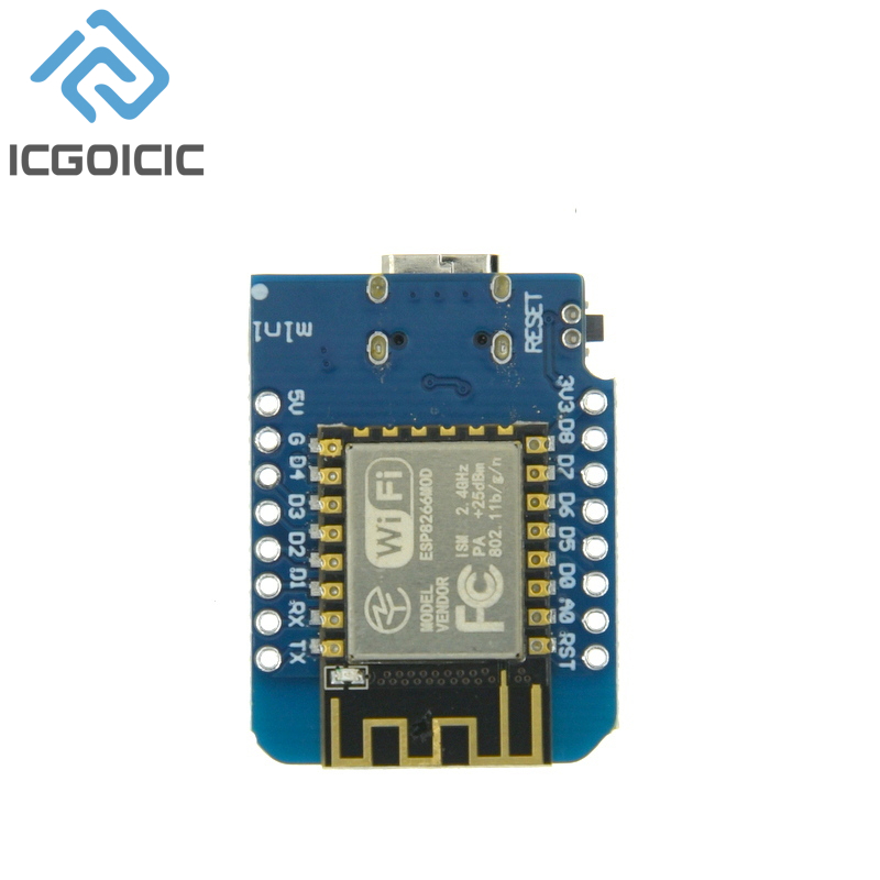 D1 Mini-Mini NodeMcu 4M Bytes  - Esp8266 Nodemcu recension och pris